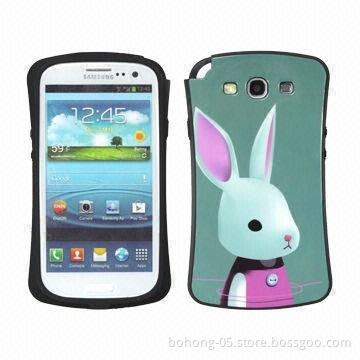 Cases for Samsung I9300, Made of TPU Material, Thin Waist Design, Cartoon Design
